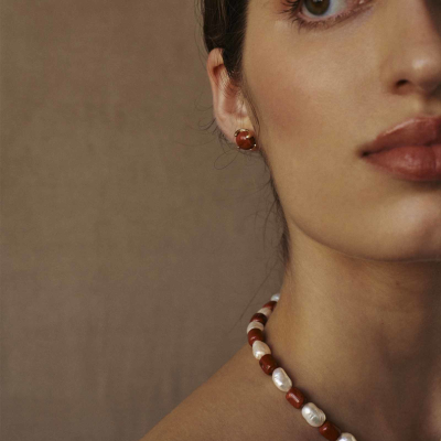 Brincos Prata Dourada