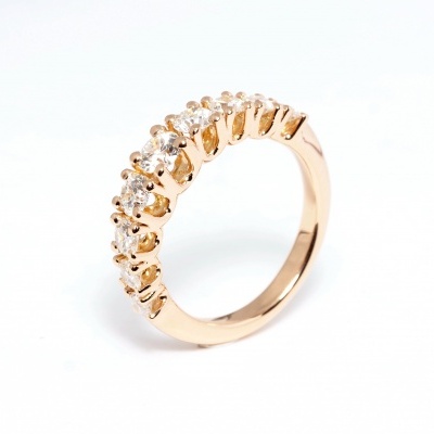 Anel Ouro 19,2kl + Diamantes