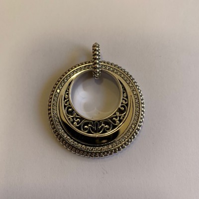 Medalha  Leaf Prata e Ouro