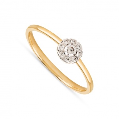 Anel Ouro 19,2k + Zirconias