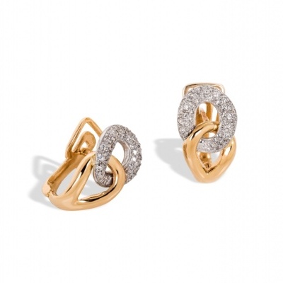 Brincos Ouro 19,2k + Zirconias