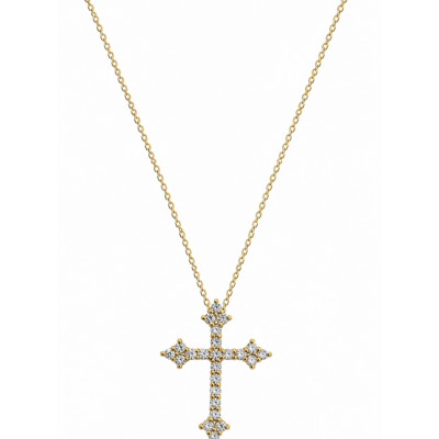 Colar Ouro 19,2k e Diamantes