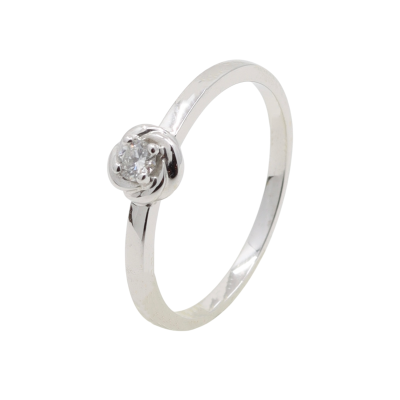 Anel em Ouro 19,2K com Diamantes