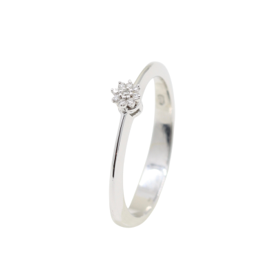 Anel em Ouro 19,2K com Diamantes