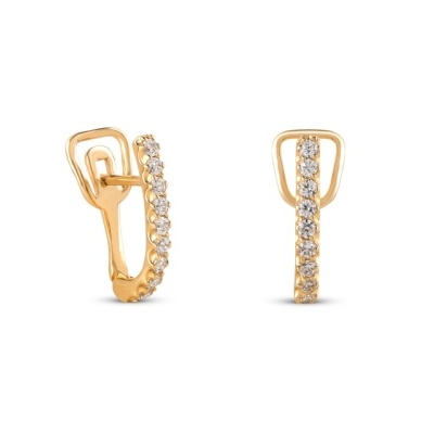 Brincos Ouro 19,2k + Zirconias