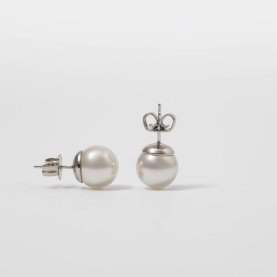 Brincos Prata e Pérolas