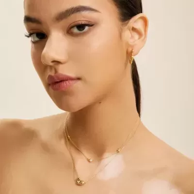 Brincos Prata Dourada