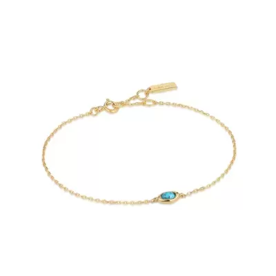 Pulseira Prata Dourada