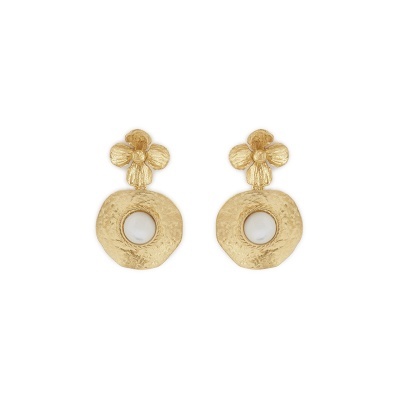 Brincos Prata Dourada