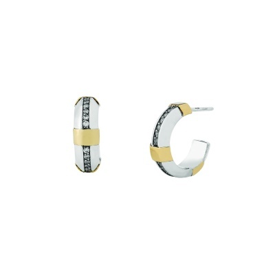 Brincos LEAF Prata e Ouro