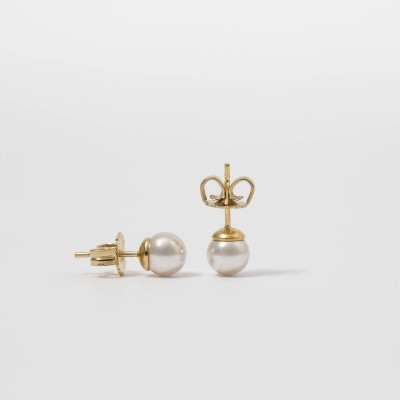 Brincos Prata e Pérolas