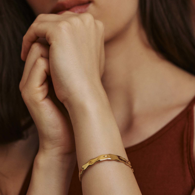 Escrava Prata Dourada