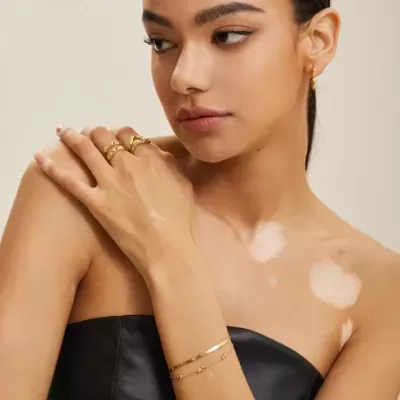 Pulseira Prata Dourada