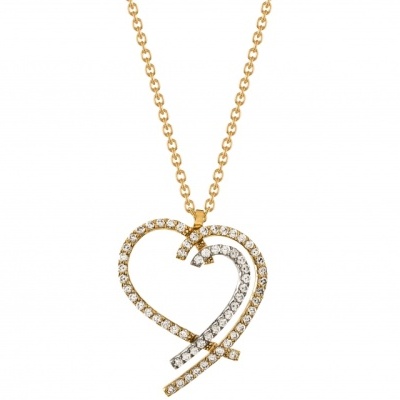 Colar Ouro 19,2k e Zircónias