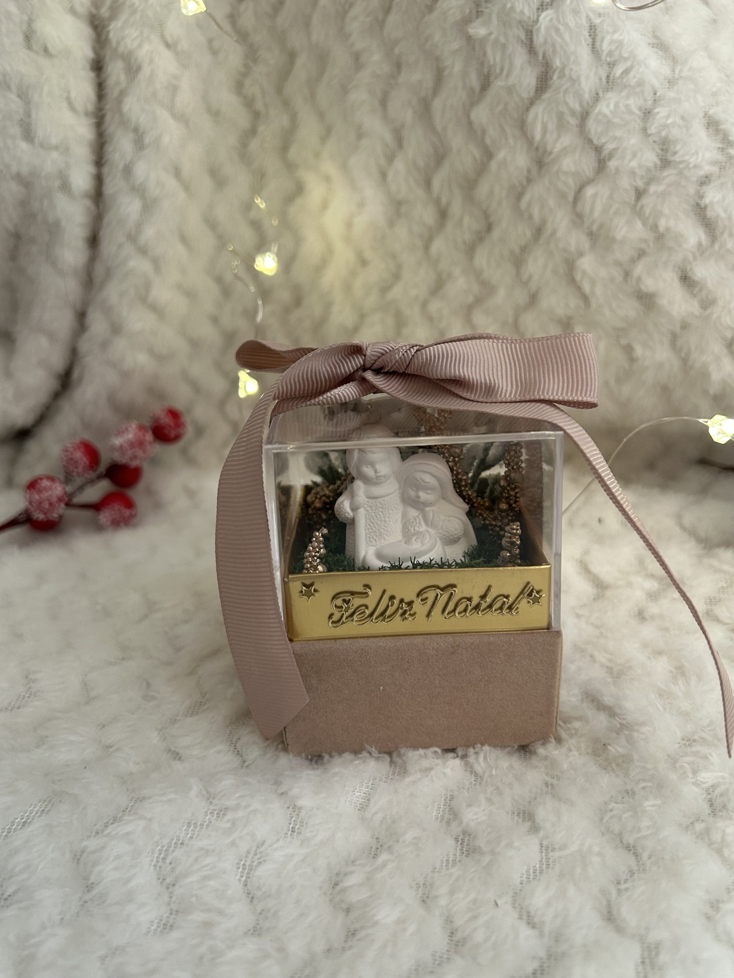 MINI PRESÉPIO CAIXA CARTÃO