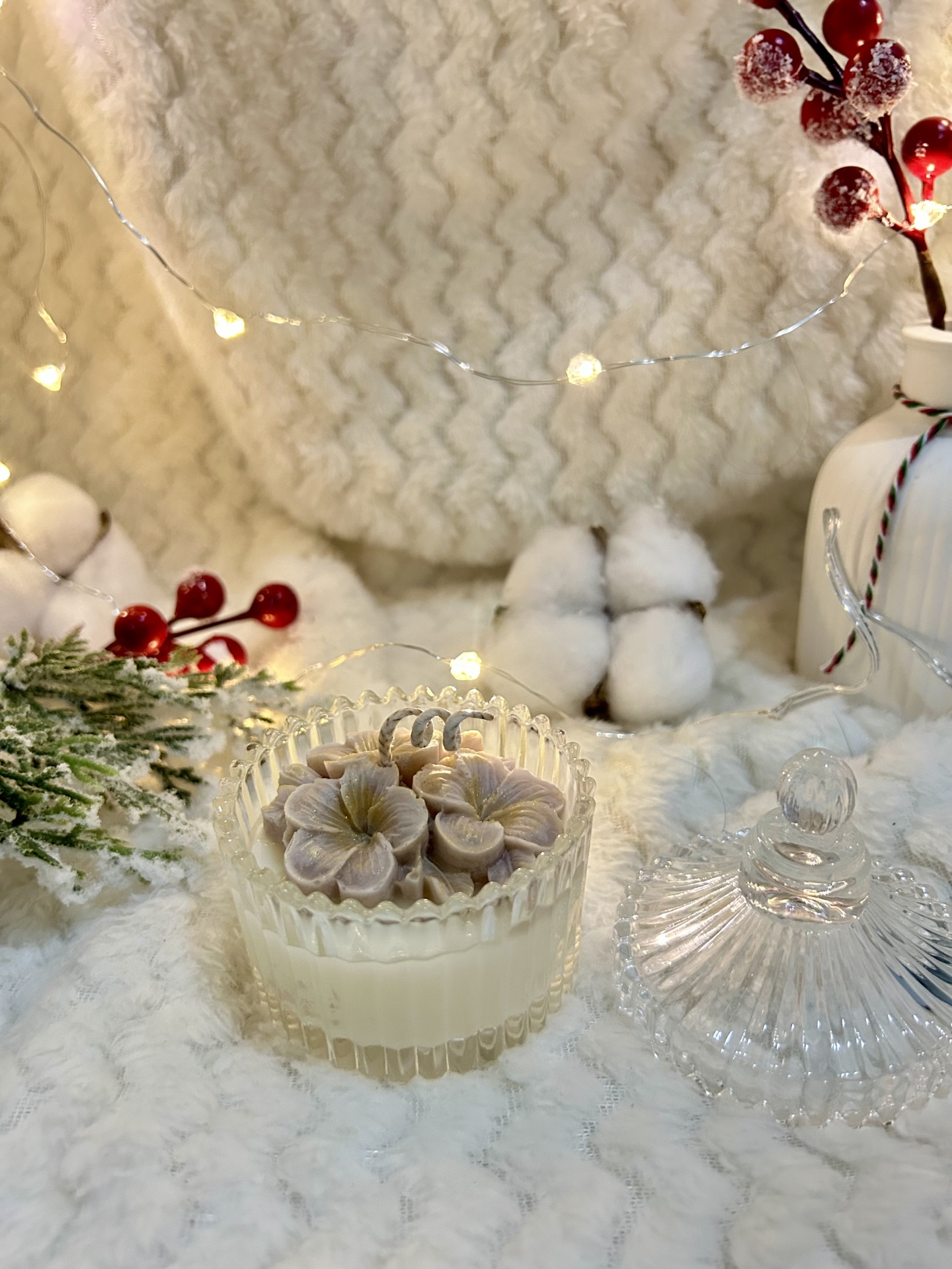 VELA EM FRASCO VIDRO