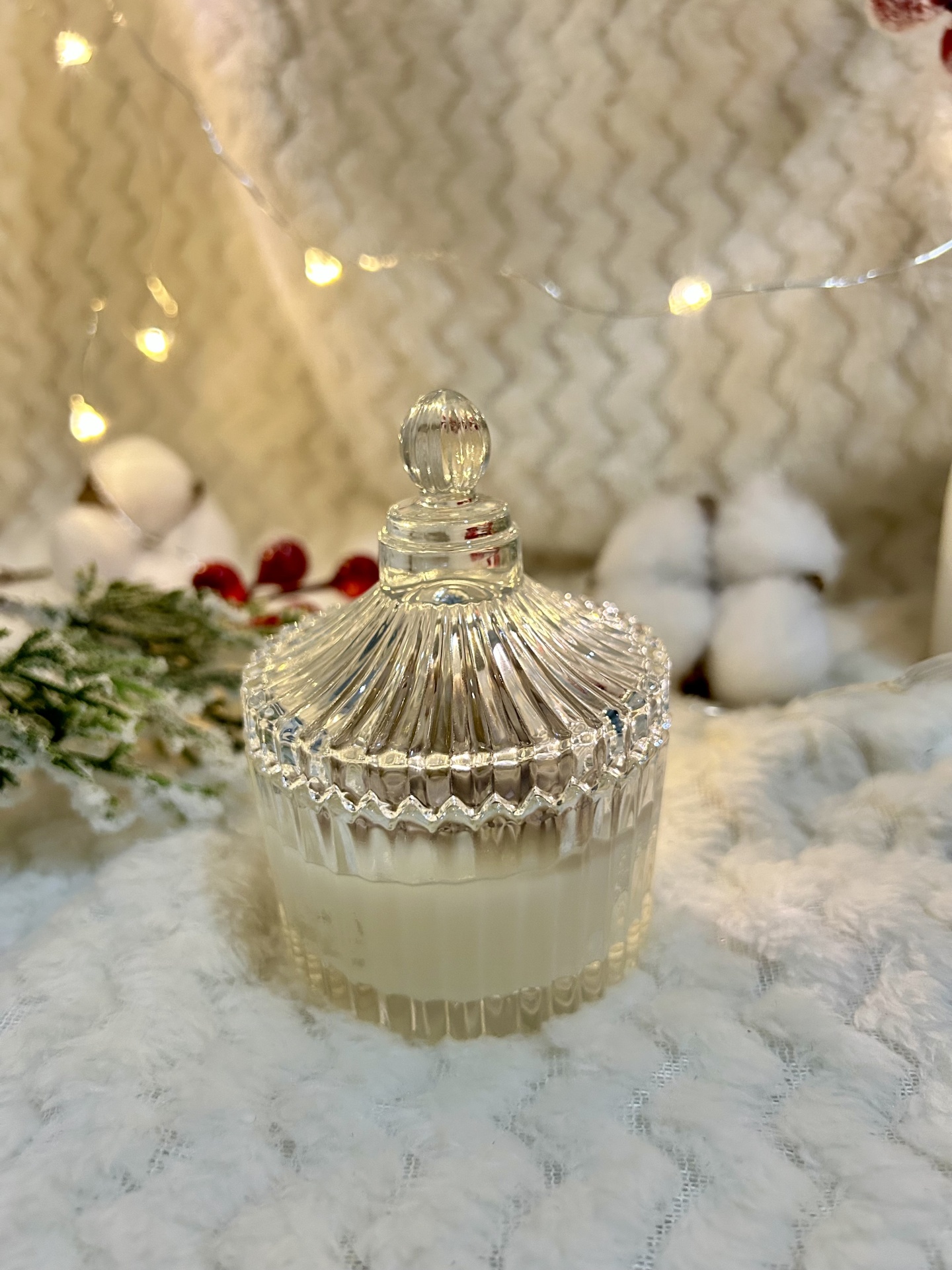 VELA EM FRASCO VIDRO