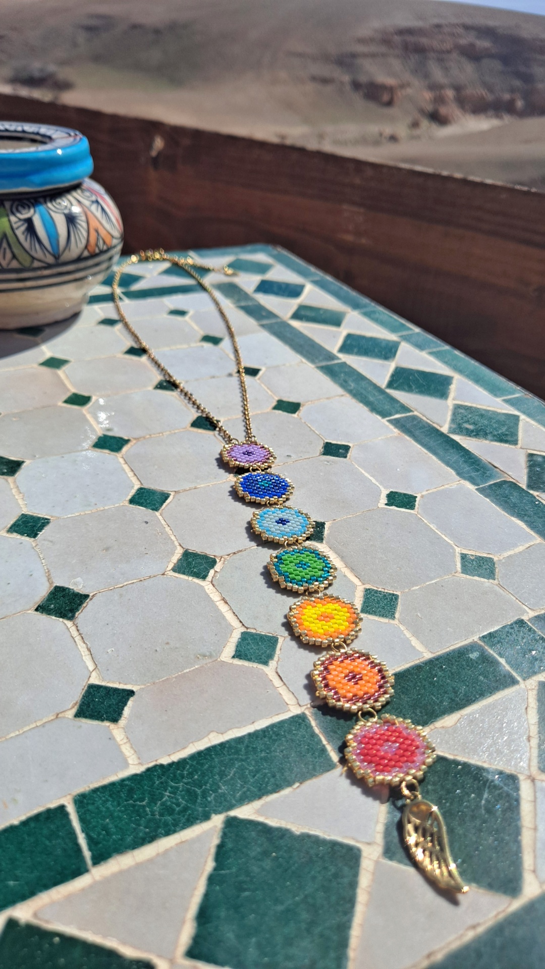 Colar dos 7 Chakras Colar dos 7 Chakras