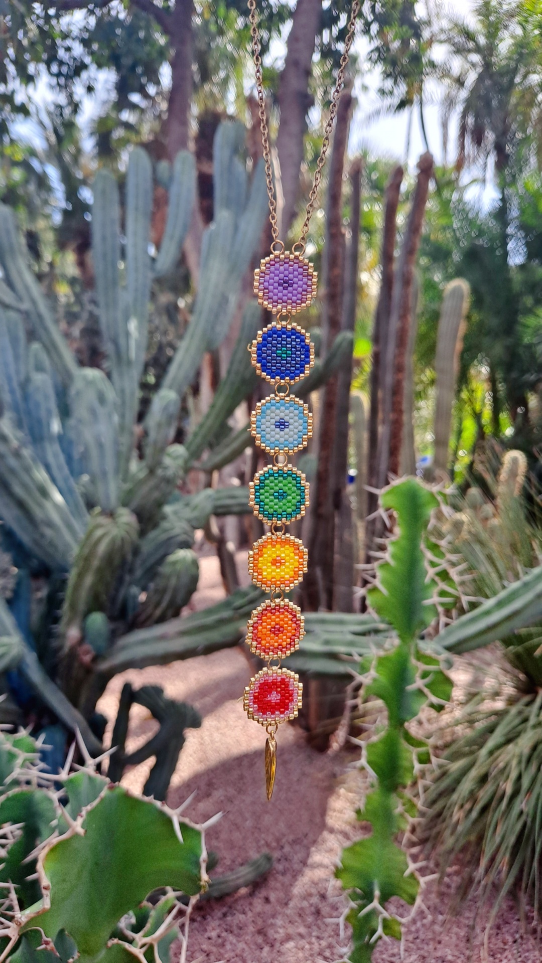 Colar dos 7 Chakras Colar dos 7 Chakras