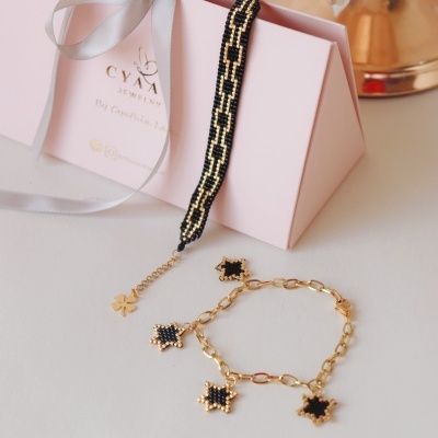 conjunto de pulseiras Infinito