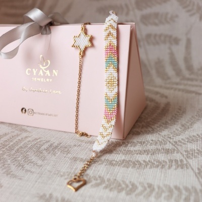 Conjunto de pulseiras Aura