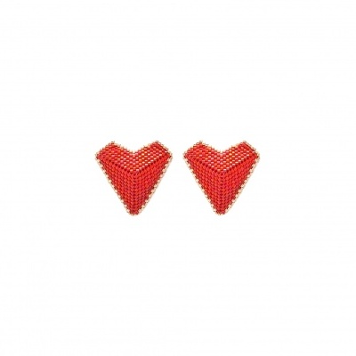 Brincos Coração de Artemisia