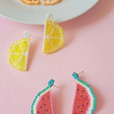 Pack de brincos frutas