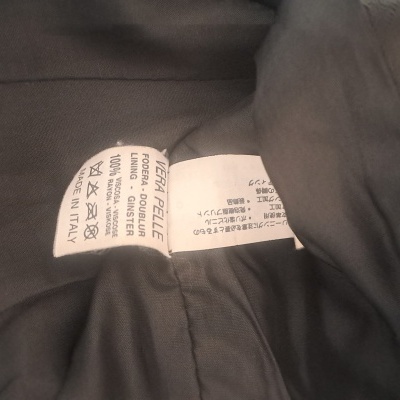 Sobretudo de Senhora em Pele Genuína Preta – Made in Italy / Women's Overcoat in Black Genuine Leather – Made in Italy