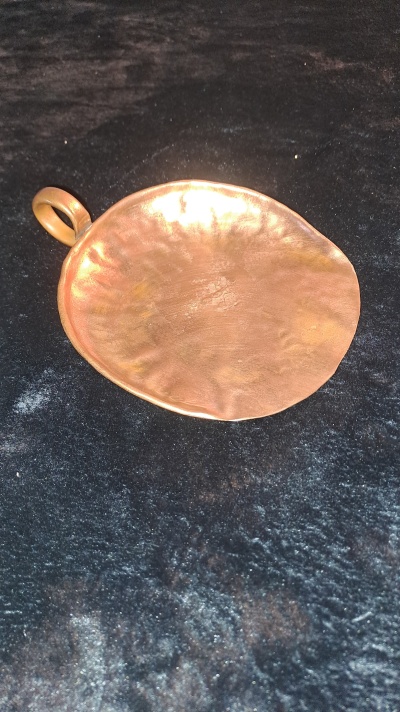 Prato-cinzeiro de cobre / Copper ashtray saucer