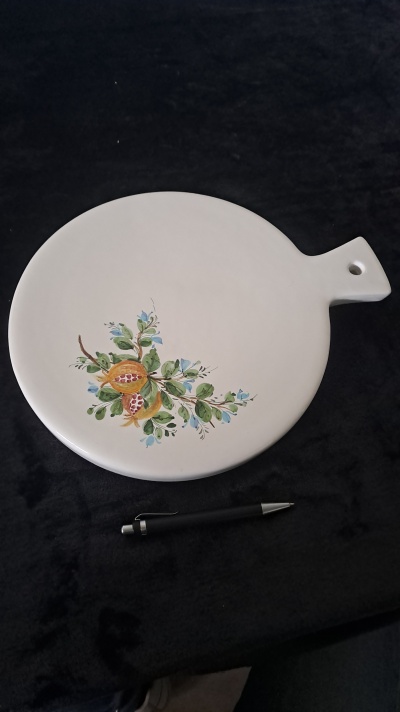 Suporta panelas decorado, diâmetro cm. 28   / Table pot rest. Decorated, diameter cm. 28