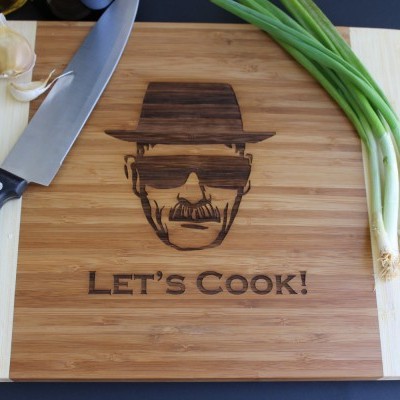 Let's Cook cutting board