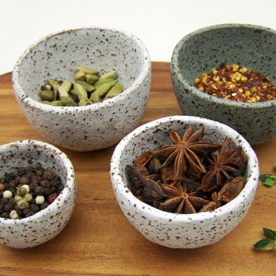 Rustic Spice Bowl Set
