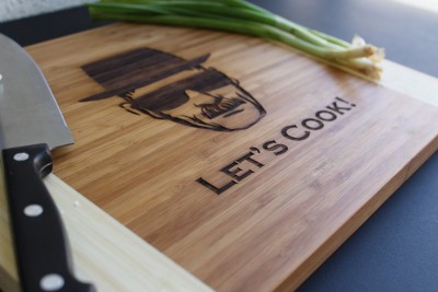 Let's Cook cutting board