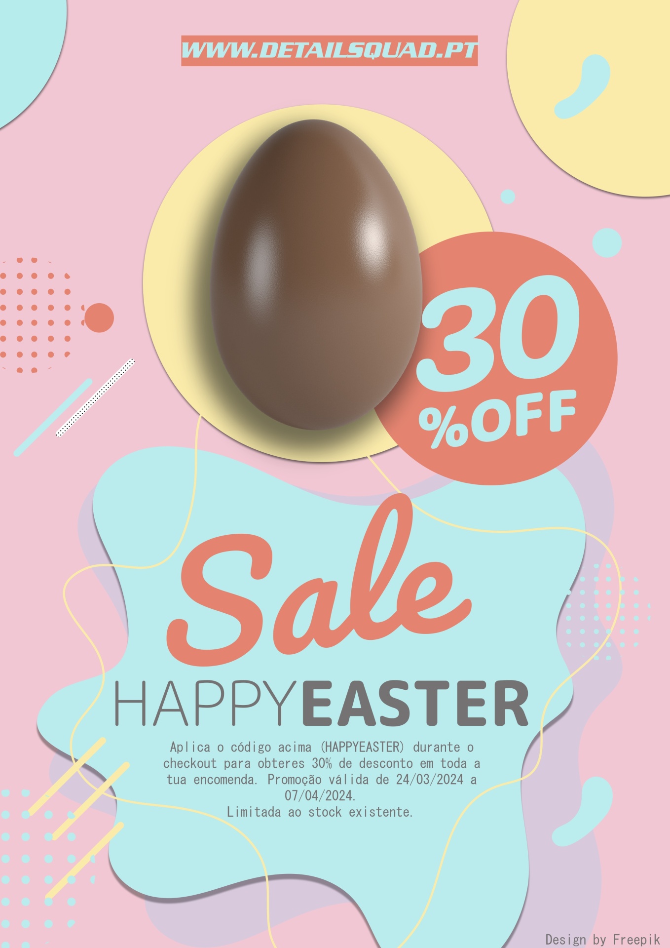 Páscoa este ano é na Detail Squad!