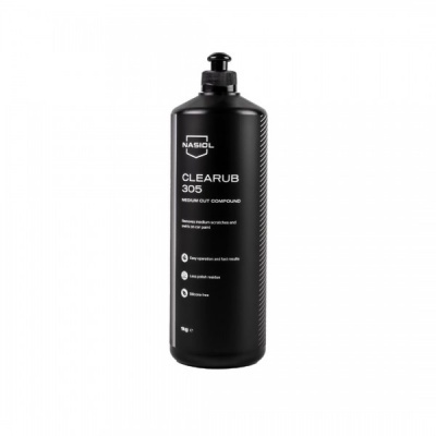 Nasiol CleaRub 305 - Medium Cut Compound - Massa de Polir  Média 1kg