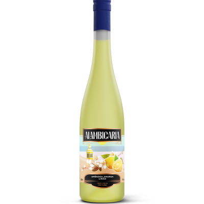 Licor de Amêndoa Amarga com Limão
