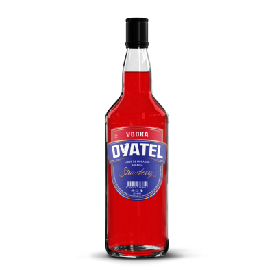Dyatel Licor de Morango e Vodka - 1Lt