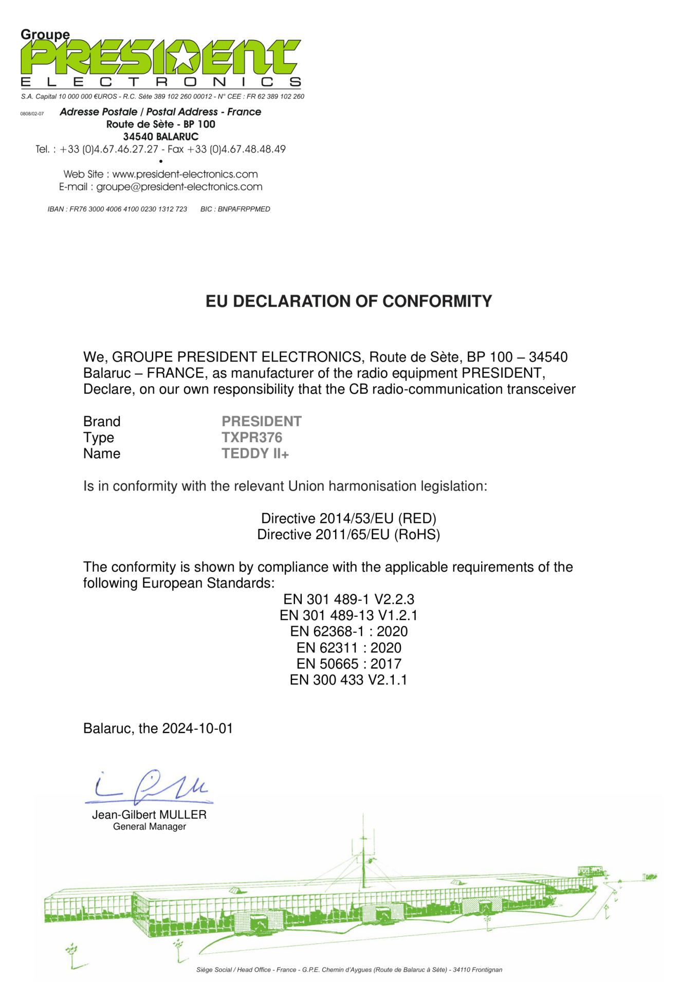 Declara&ccedil;&atilde;o de Conformidade UE