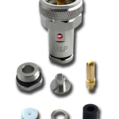 Conector  Macho PL-259 MACHO MESSI & PAOLON - Cabo H-155-5, HYPERFLEX-5   (Soldar) HQ 5.4mm