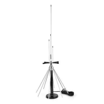 Antena Móvel RX banda Larga Scanner MOONRAKER Desktop 25-2000MHZ antena multibanda