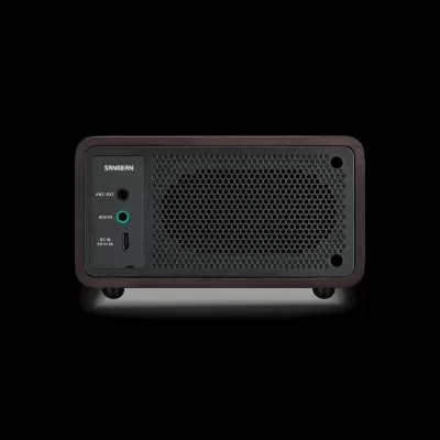 Receptores/Scanner Sangean DDR-7 Madeira Preta DAB +, Bluetooth e Receptor FM