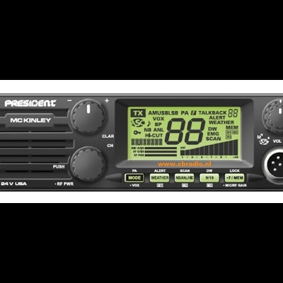 Rádio CB  27Mhz/11m  Presidente MCKINLEY - AM/FM/SSB  Multinormas