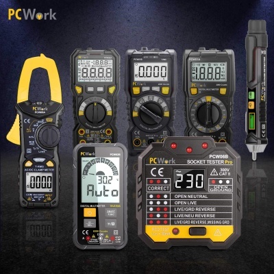 Pinça Amperimétrica  PCWork  PCW05A   AC/DC  TRMS