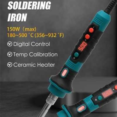 Ferro De Soldar C/ Display Regulável 150W 180/500ºC PROSKIT SI-253B