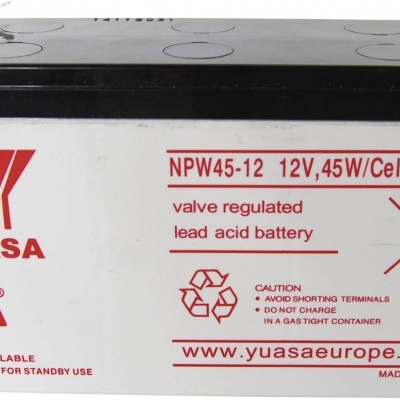 Bateria Chumbo AGM  Marca YUASA  Seri  Standard 12V High Rate ( Alta Descarga )