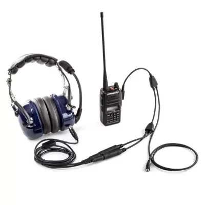 Adaptador de Capacete de Aviação PJ055-PTT para Walkies conexión tipo «K» con PTT