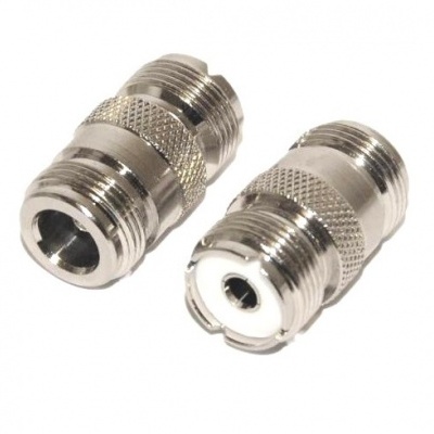 Adaptadora Tipo N   Fêmea  | PL UHF  Fêmea -Teflon