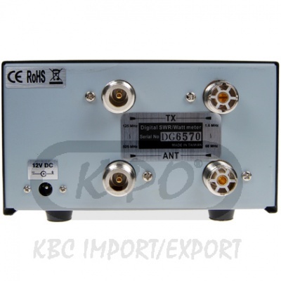 Medidor  Ondas Estacionárias CB/HF/VHF/UHF 200w  NISSEI DG-503 | Tipo Pl-259 e Tipo N