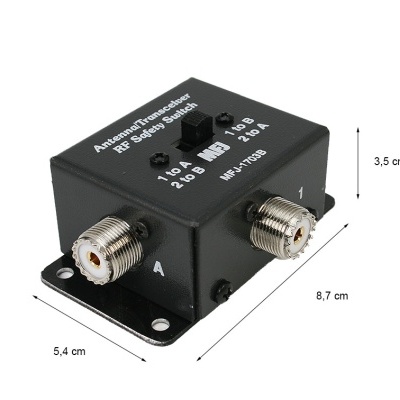 Comutador Antena Coaxial  MFJ MFJ1703 MFJ Cruzar e Trocar de Posição