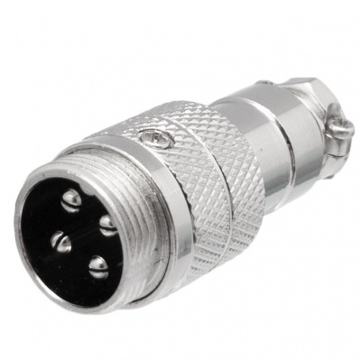 Fichas de Microfone Macho - Cabo 4/5/6/8 Polos